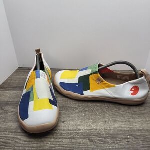 UIN Lightweight Slipons Men's Size 10 Sample Painted Energy